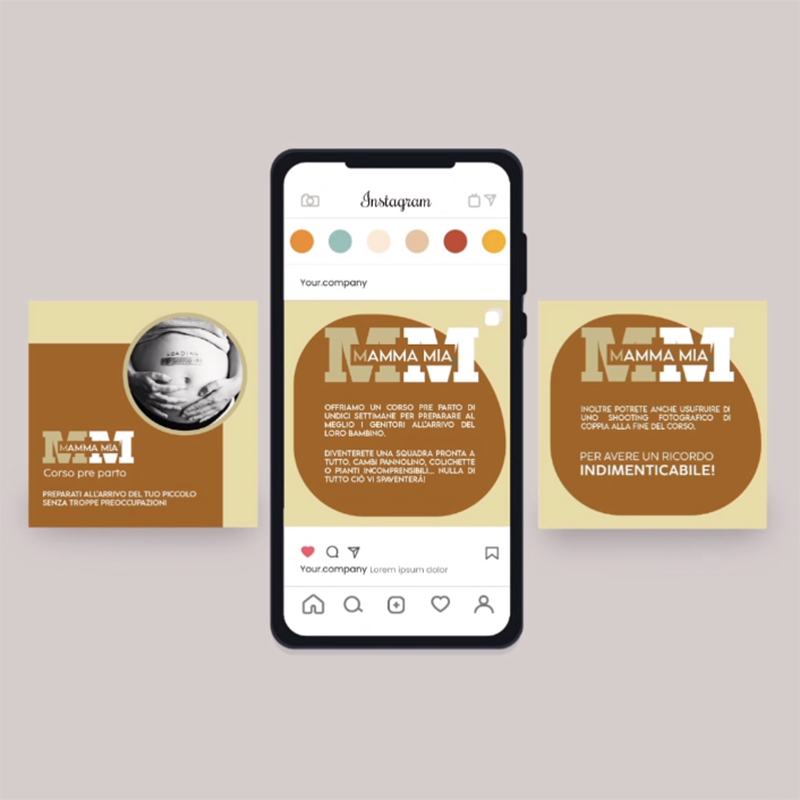 Grafiche per contenuti social